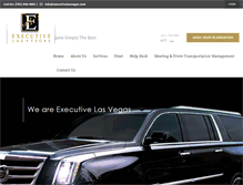 Tablet Screenshot of executivelasvegas.com